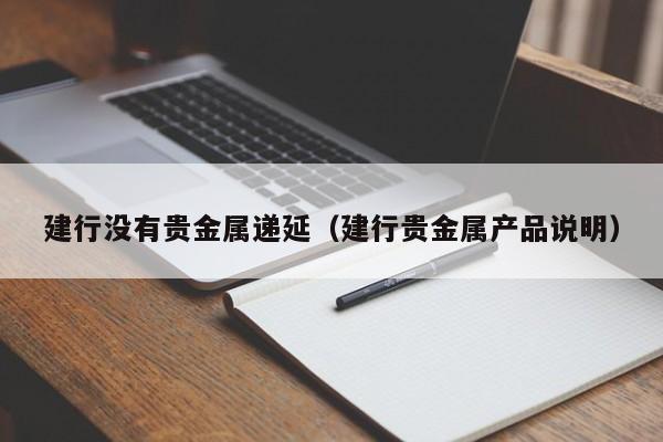 建行没有贵金属递延（建行贵金属产品说明）